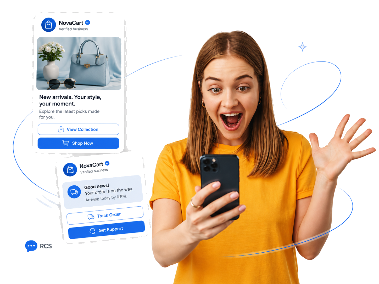 RCS rich messaging experience