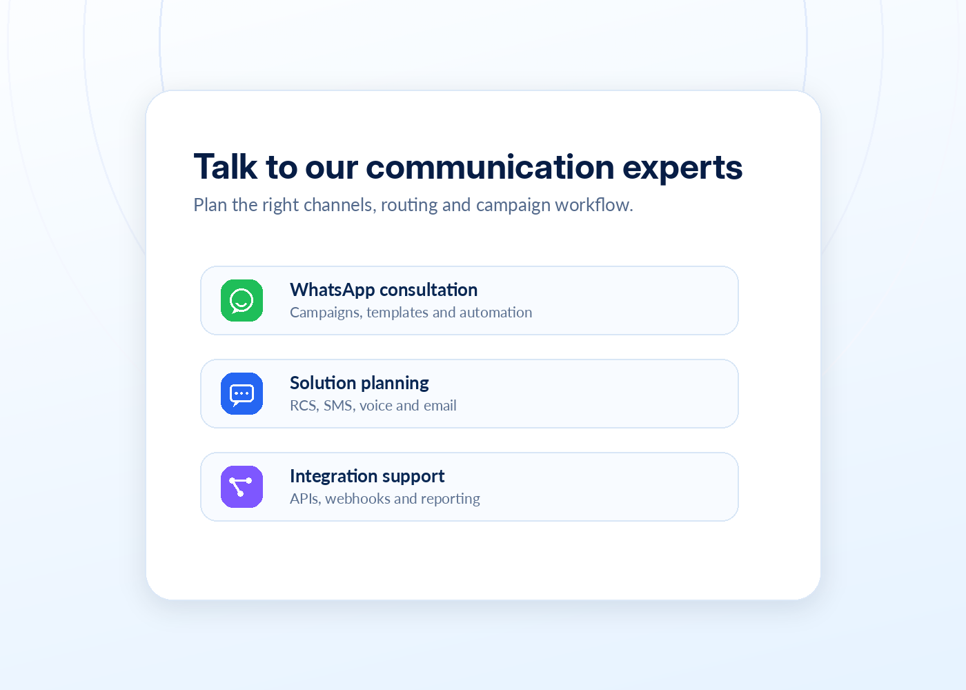 SSD Enterprises communication consultation